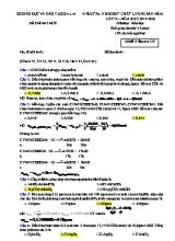 Đề khảo sát chất lượng đầu năm Hóa học lớp 12 - Mã đề 135 - Năm học 2015-2016 - Sở GD & ĐT Gia Lai